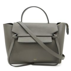CELINE グレー ショルダーバッグピコ - メルカリ