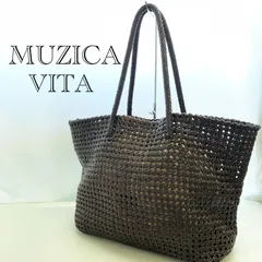 MUZICA  VITA ムジカ ヴィータ カゴバッグ トートバッグ レザー 本革  ダークブラウン レディース 鞄 _218067のサムネイル