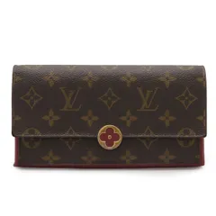 LOUIS VUITTON ルイ ヴィトン モノグラム ポルトフォイユフロール モノグラムフラワー 2つ折長財布 二つ折り フラップウォレット フューシャ M64585