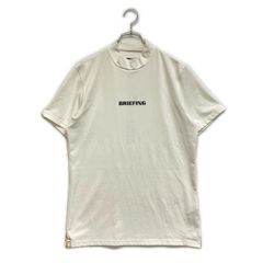 【新品・タグ付き】BRIEFING メンズ モックネック ベージュ Ｍサイズ 中古 メンズ ブリーフィング BRIEFING 半袖シャツ M ホワイト モック