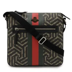 GUCCI グッチ GGカレイド GGスプリーム ウェブライン ショルダーバッグ メッセンジャーバッグ ビー 蜂 PVC レザー ベージュ ブラック 471466