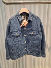(36/新品) ミュウミュウ デニム ライトブルー ブルゾン ジャケット デニムジャケット レディースのサムネイル