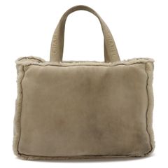 最終値下げ！CHANEL パープル ムートントートバッグ - メルカリ