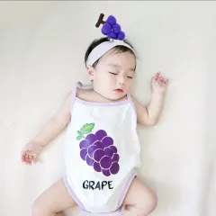 赤ちゃんぶどうボディスーツ