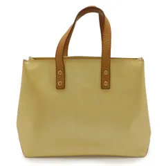 LOUIS VUITTON ルイ ヴィトン モノグラムヴェルニ リードPM ハンドバッグ トートバッグ ミニトート ペルル クリームイエロー系 M91336