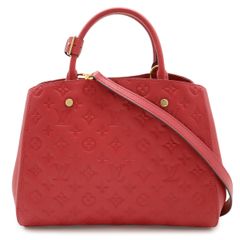 超美品♡ルイヴィトンモンテーニュMM スリーズ 赤 - メルカリ