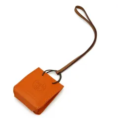 HERMES エルメス サック オランジュ バッグチャーム ショッパー
