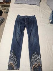 GLAD NEWS leopard studs denim bootscut - メルカリ