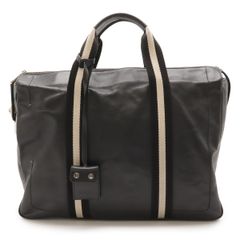 美品 BALLY バリー ビジネスレザーバッグ ブリーフケース レザーバッグ 黒 Bally（バリー） ビジネスバッグ レザー ブラック メンズ 本革 2WAY