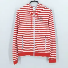FILA フィラ レディース 秋冬 フードジップアップ ジャケット レッド (HU44211)
