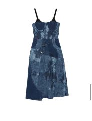 FETICO Rose Denim Dress ローズデニムドレス 美品 完売品 フェティコ Rose Denim Dress - メルカリ