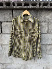 70s Lee ヴィンテージ CHECK ウェスタン シャツ M
