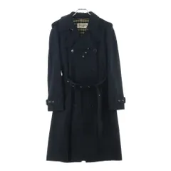 SAINT LAURENT PARIS (サンローランパリ) 13SS Permanent Collection エディ期 裏地チェック ベルト付トレンチコートブラック 340114 YA39Bのサムネイル