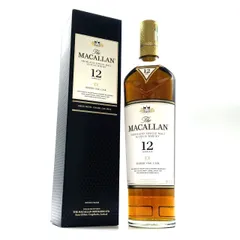 ▼The MACALLAN マッカラン 12年 シェリーオークカスク 700ml 40% シングルモルト スコッチ ウイスキー 箱付 古酒 ▼L001021