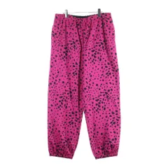 GUCCI (グッチ) ロゴレオパード総柄 オーバーサイズスウェットパンツ ピンク 720051 XJE0Qのサムネイル