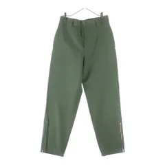 JIL SANDER (ジルサンダー) 22AW ウールギャバジン ジップデザイン スラックスパンツ JSMU311201 カーキのサムネイル