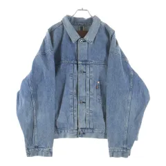 Levi's (リーバイス) xBEAMS SUPER WIDE スーパーワイド 4つボタン シンチ PC9-A8424-0000 Gジャン インディゴのサムネイル