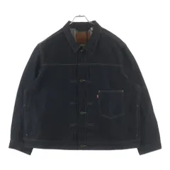 Levi's (リーバイス) PREMIUM BLACK TYPE I TRUCKER JACKET 月桂樹 4つボタン シンチ Tバック Gジャン ブラック