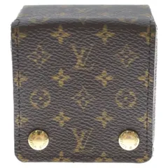 LOUIS VUITTON (ルイヴィトン) モノグラム ジュエリーケース アクセサリーケース 小物入れ ブラウン ゴールド金具のサムネイル
