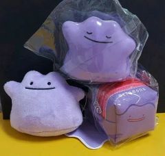 ★期間限定★ 韓国 ポケモン メタモン キーホルダー バック スクイーズ 韓国限定 ポケモン メタモンバッグチャーム ぬいぐるみキーリング 8cm