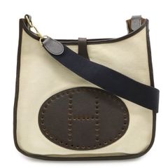 美品】エルメス エブリン トワルアッシュ ブラウン ショルダーバッグ 