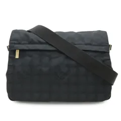 CHANEL シャネル ニュートラベルライン メッセンジャーバッグ ショルダーバッグ 斜め掛け ナイロンジャガード ブラック 黒 ゴールド金具 A29348