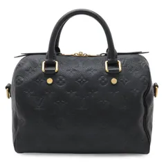 LOUIS VUITTON ルイ ヴィトン モノグラムアンプラント スピーディバンドリエール25 ハンドバッグ アンフィニ ネイビー ストラップ欠品 M40762