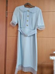 美品】FOXEY フォクシー ワンピース サイズ40 ロイヤルブルー 現行タグ