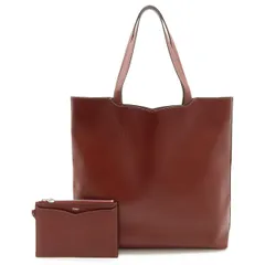 Cartier カルティエ ハッピーバースデー CCロゴ トートバッグ ショルダーバッグ 肩掛け レザー ボルドー ポーチ付きのサムネイル