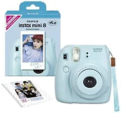 【中古】 FUJIFILM 富士フイルム インスタントカメラ チェキ instax mini 8 ブルー INS MINI 8 BLUE N