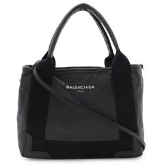 Luna●BALENCIAGA カバス　S レザー　ブラック　トートバッグ Luna様専用○BALENCIAGA カバス S レザー ブラック トートバッグ