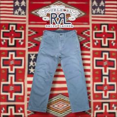 RRL ダブルアールエル HBT ベイカーパンツ 13スター ブルー M-41