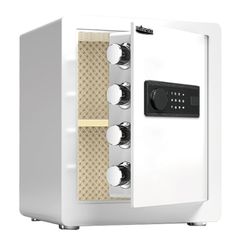 676金庫 43L 白 電子テンキー式 振動警報 防犯 - メルカリ