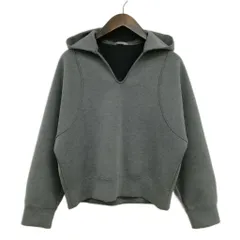 セオリーリュクス theory luxe JORDANA RICHMOND 24SS ダンボールニット ボンディング プルオーバー パーカー 38 チャコールのサムネイル