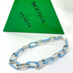 【美品】BOTTEGAVENETA SV925 チェーンネックレス チョーカー バイカラー イタリア製 シルバー925 鑑定済み 正規品 ボッテガヴェネタのサムネイル