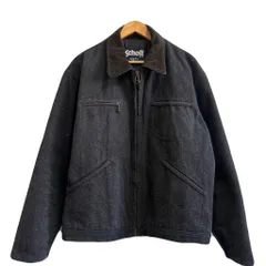 Schott ウールシングルライダースジャケット ごま塩 ウィップコード調 NO.T422のサムネイル