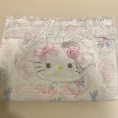 【新品未使用】ホワイトフリルデザインシリーズ　ハローキティ　ミニトート　ショルダーバッグ　サンリオ