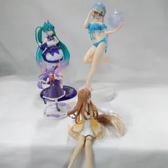 プライズフィギュア4点まとめ売り Re:ゼロ レム 初音ミク スタートゥインクルプリキュア 香久矢まどか 狼と香辛料 ホロ バンダイスピリッツ タイトー 箱無し 一部色褪せあり  現状 中古 X213