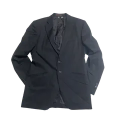 ZARA ザラ テーラードジャケット ウール100% 黒 ブラック 2ボタン モード系