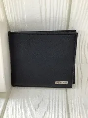 H7 Calvin Klein カルバンクライン 2折 小銭入付 財布 79215 BLK ブラック メンズ財布 箱付き 現状品