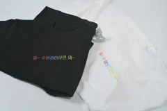 (値下げ歓迎) 応 수행정진하면 돼 Tシャツ XL ブラックのサムネイル