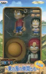 【中古】フィギュア ルフィセット 「ワンピース」 ～東の海の仲間たち～ プレイセットシリーズ