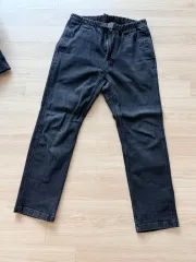 L グラミチ NN ジャスト カット ブラック デニム パンツ