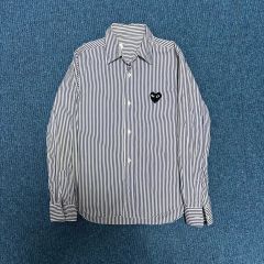COMME des GARCONS AZ-B007ストライプシャツPLAYハート - メルカリ