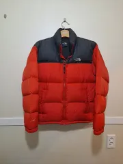THE NORTH FACE ザノースフェイス 700 ヌプシ ダウン レッド/ブラック Lサイズ
