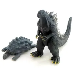 【中古】フィギュア ゴジラ(2003) with カメーバ(2003) セット 「ゴジラ×モスラ×メカゴジラ 東京SOS」 ムービーモンスターシリーズ プレミアムバンダイ限定のサムネイル