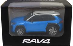 中古】ミニカー トヨタ RAV4(ブルー×ホワイト) プルバックカー - メルカリ