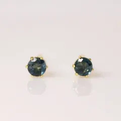 ロンドンブルートパーズ 3mm 天然石 サージカルステンレス 小粒 ピアス