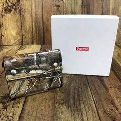 supreme シュプリームLeather Chain 財布 カモフラ Camo - メルカリ