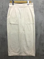 green label relaxing グリーンレーベルリラクシング 3624-199-1848 コーデュロイ タイト ロング スカート size40/アイボリー ■■ レディース